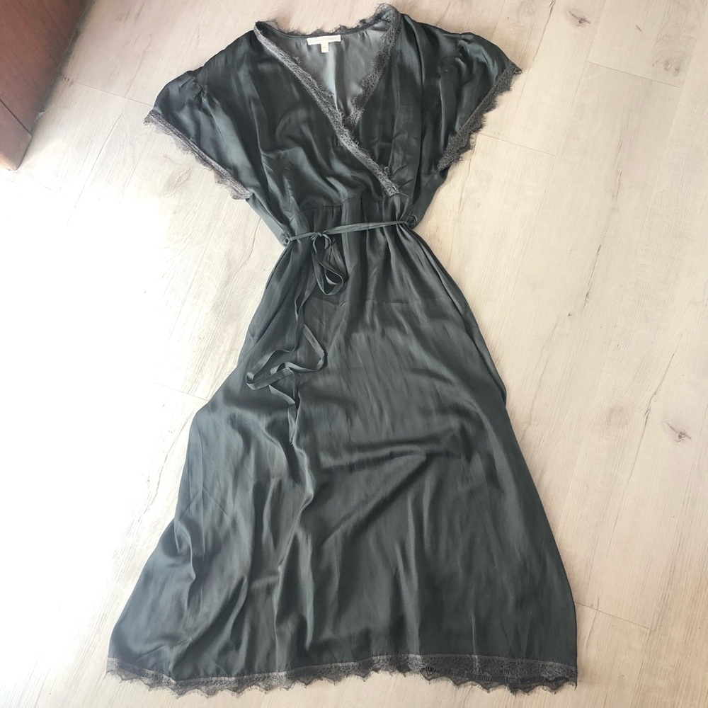 Beautiful flowing wrap dress.